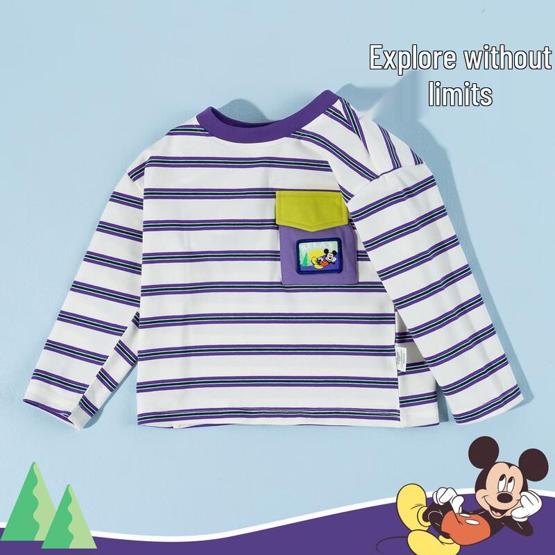 Disney Boys' Patchwork Pocket Long Sleeve T-Shirt
