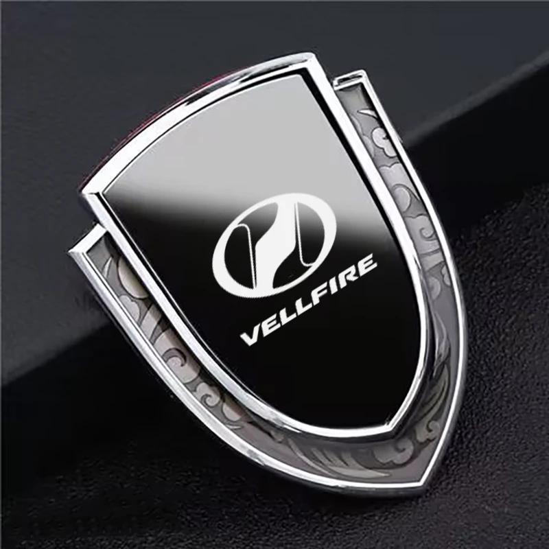 Car Stickers 3D Metal Accsesories Auto Accessory for Toyota Alphard Vellfire