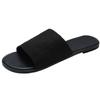 Flat bottom retro casual one-word slippers women's summer wear new seaside vacation beach cool slippers