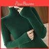 Winter Autumn Sweater Women Turtleneck Solid Color Warm Pullovers Sweater Long Sleeve Jumper Clothes
