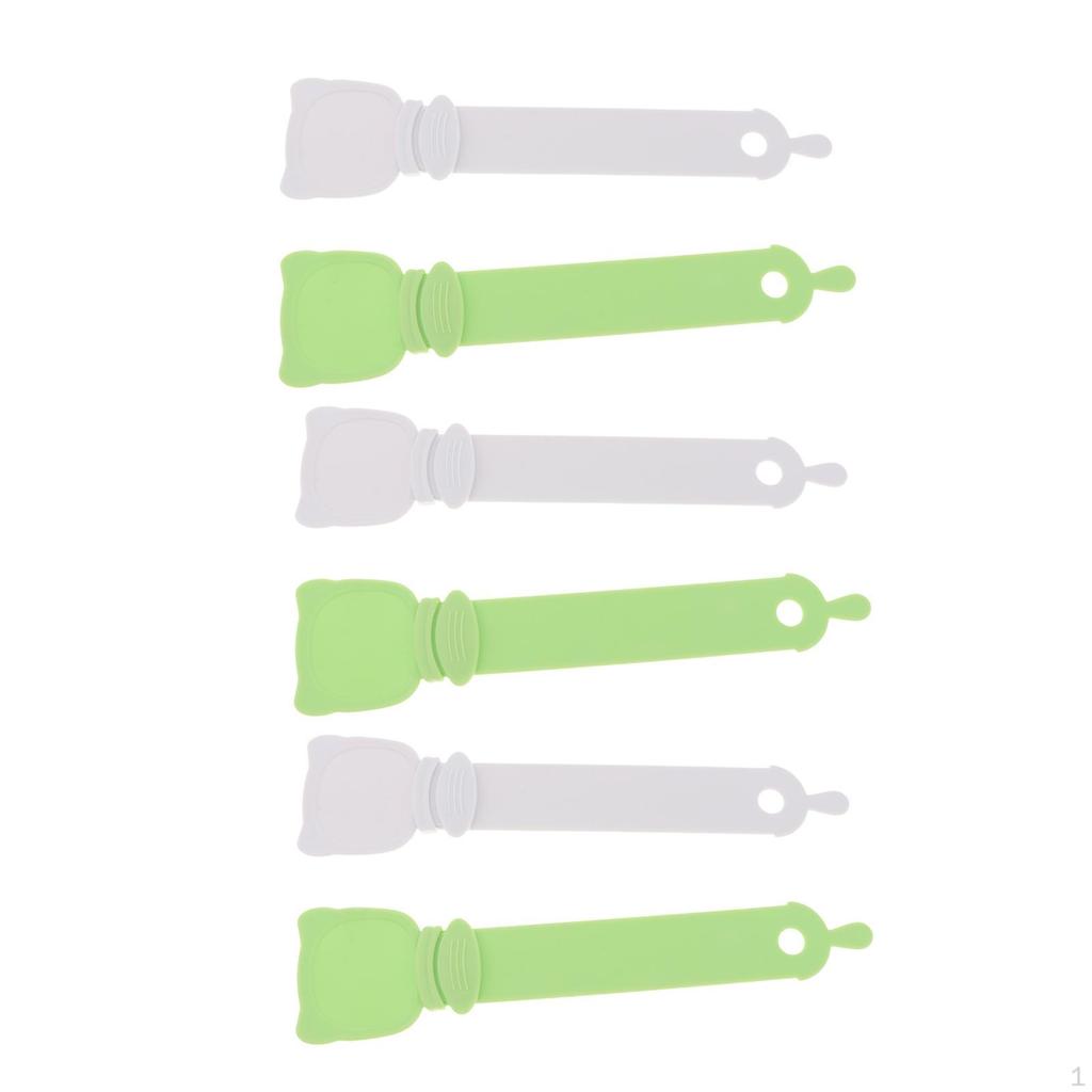 6x Cat Strip Feeder, Feeding Dispenser, Hanging Hole,Kitten Wet Food Squeeze Feeder ,Cat