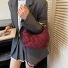Woven Crossbody Dumpling Bag Luxury Handbag Handmade Weave Shoulder Bag Small Casual Designer Purse for Women