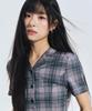 ZEROPLANET Teen Crop Shirt [Check]