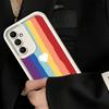 Phone Case for Samsung Galaxy A17 A16 A15 A14 A13 Rainbow Gradient Love Desgin A56 A36 A26 A55 A35 A25 A54 A34 A24 A53 A33 A23 A