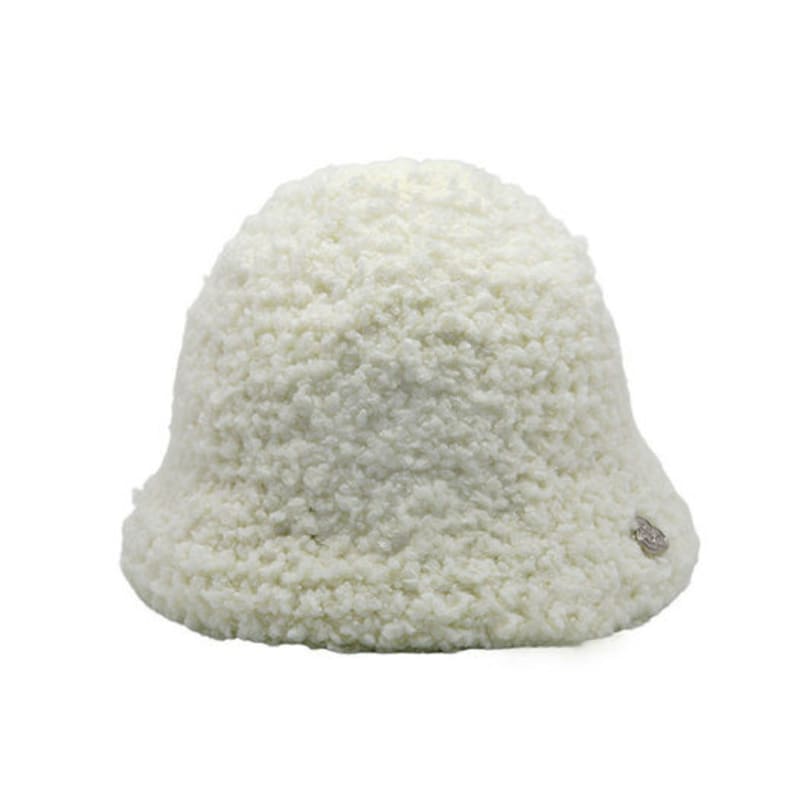 TANZENDE OMA OMA-HUT : WOLLE ELFENBEIN