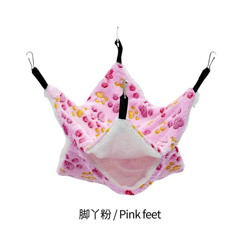 Hamster Hammock Rodent Hamster Bed Rats Accessories for Rat Hammock for Rats Hammock for Rodents Guinea Pig House CXW04
