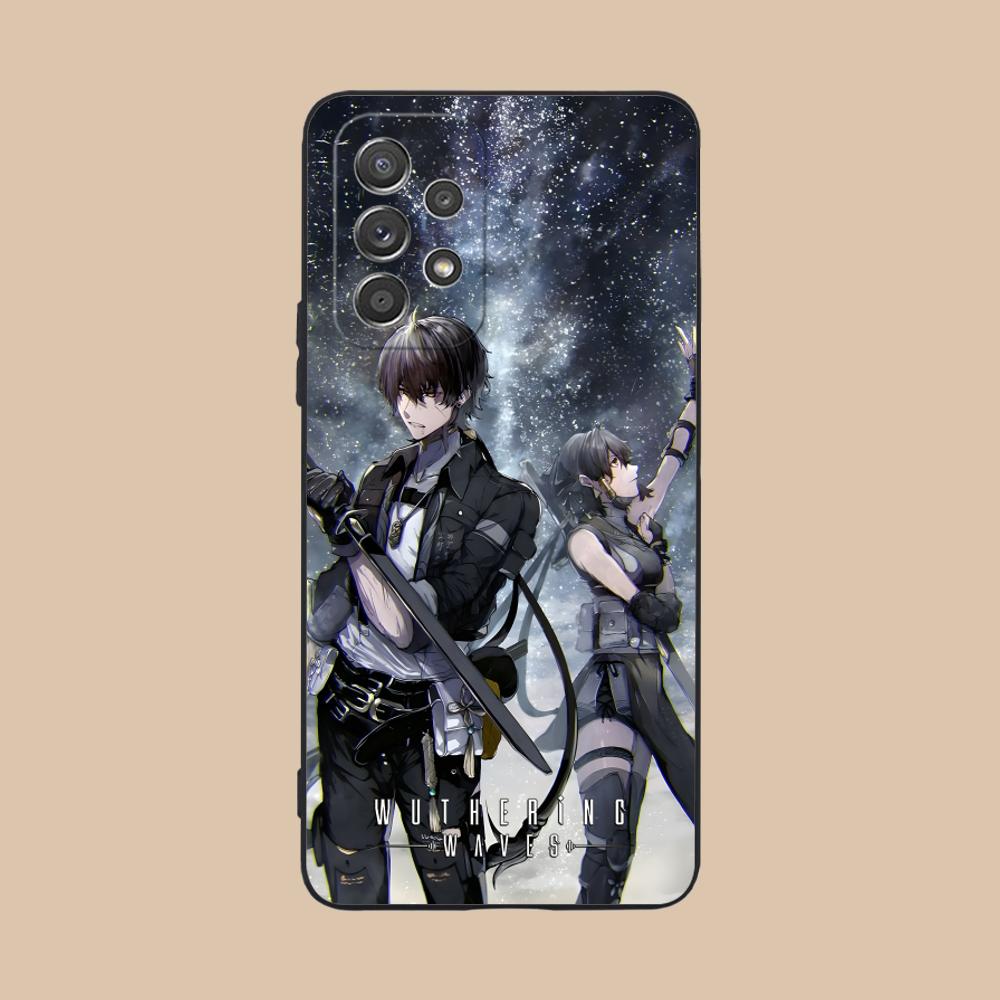 Wuthering Waves Rover Matte TPU Mobile Phone Case for Samsung Galaxy A56 55 54 53 52 51 36 35 34 23 16 15 5G Colorful Cover