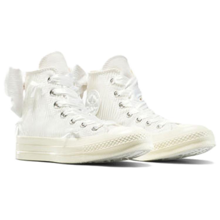 Converse Chuck 70 High Bows Unisex Sneakers White Egret A15191C