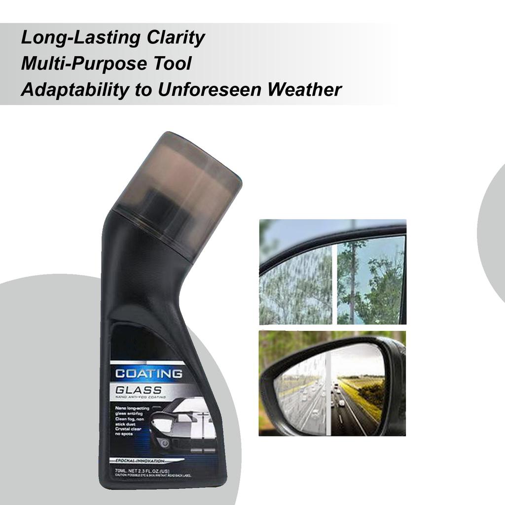 Car Window Defogger Car Glass Anti Fog Agent Windshield Wiper Rearview Mirror Glass Liquid Windscreen Fog Repellent Spray