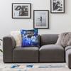 Blue Cybercore Aesthetic Square Pillow Covers Polyester Bed Car frutiger aero Cushion Cover Home Decoration Pillowcase 40*40