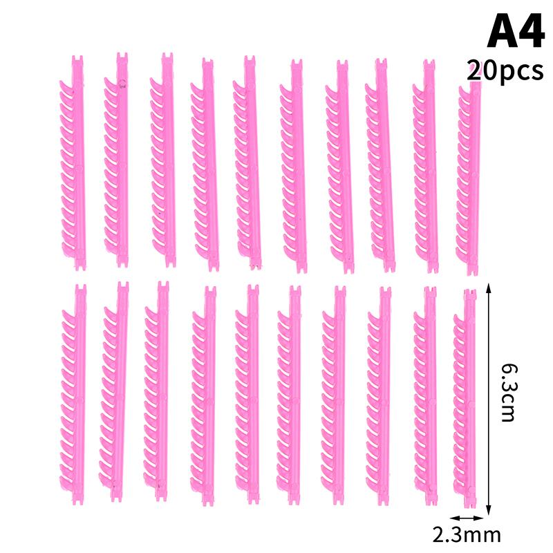 20/30Pcs Hair Styling Tools Hair Root Perm Rods Bars Curlers With Clips Bangs Volumizing Waves Fluffy Salon Hair Rollers Set