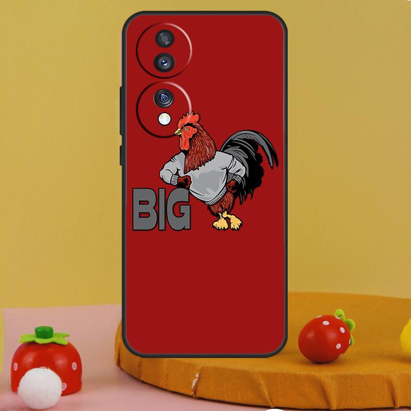 Cartoon Chicken Rooster Case For Honor 200 Pro X9a X9c X8a X7a X6a X7 X8 X9 X8b X9b 50 70 90 Magic 5 6 Lite Cover