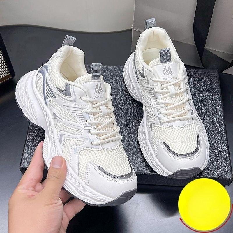 Low-top Shoes, Dad-style Shoes, New Model, Breathable, Height-increasing, Sports Women's Shoes