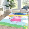 Peppa Pig And Friends Square rugs are a great choice for living rooms, bedrooms, home décor, and as gifts.