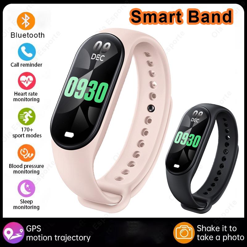 M6 Smart Band IP67 Waterproof Sport Watch Men and Woman Blood Pressure Heart Rate Monitor Fitness Smart Bracelet For Android Ios