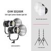 GVM 300W LED Photography Fill Light with 45cm Spherical Softbox Dual Kit