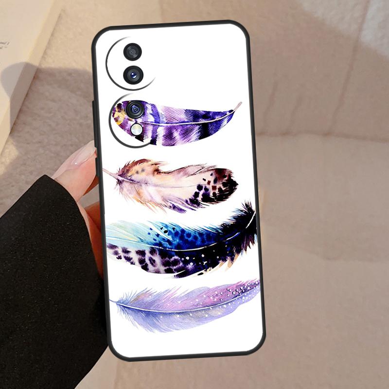 Feather For Honor Magic 7 Lite 6 5 V5 Case For Honor 400 200 Pro 90 70 50 X8a X8b X9a X9b X9c Cover