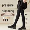 Women's Over-the-Knee High-Top Socks - Solid Color, Micro-Pressure, Autumn/Winter, Extended Thigh, High-Value Appearance.