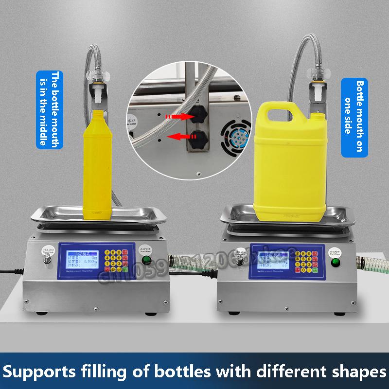 0.03kg-15kg English Version Large Flow Weighing Type Fully Automatic Quantitative Dispensing Liquid Filling Machine Suitable for