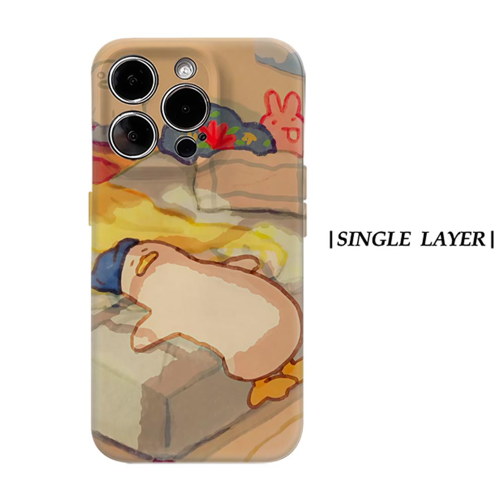 

Duck Cozy Bedroom SceneFor Magnetic Phone Case for IPhone 17 16 15 14 13 Pro Max Plus Single Double-layer Tough Case IPHONE17PROMAX