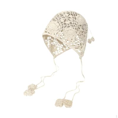 Kadın Bere Tığ İşi Zarif Nefes Alabilir Ağır Kafatası Blok Plaj Tatilleri İçin