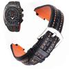 27mm-15mm Leather Watch Strap Compatible Con for Seiko Sportura SNL029P2 SNL021P1 SNA595P2 SNL017P1 Watch Band Bracelet Belt