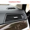 Black Front Right Console Grille Dash AC Air Vent For BMW 5 Series F10 10-16