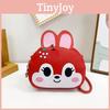 Adorable Mini Children's Coin Purse Cute Rabbit Design Lightweight And Breathable
