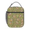 Isolierte Lunchtasche mit niedlichem Faultier-auf-dem-Ast-Muster für Kinder, ideal für Schule und Schule, als Kühlbox oder tragbare Lunchbox.