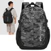 Men's Large Capacity Backpack Junior High School Student Schoolbag Camouflage Print Computer Backpack