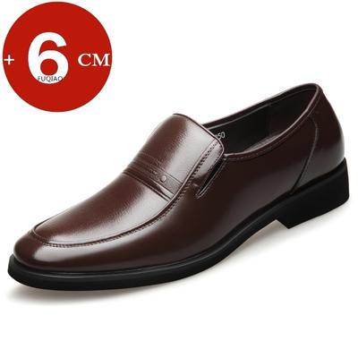 Mode Heren 6CM Hoogteverhoging Kleding Schoenen Mode Puntige Neus Zakelijk Casual Lift Schoenen Leren Oxfords Schoenen Zapatos De Hombre