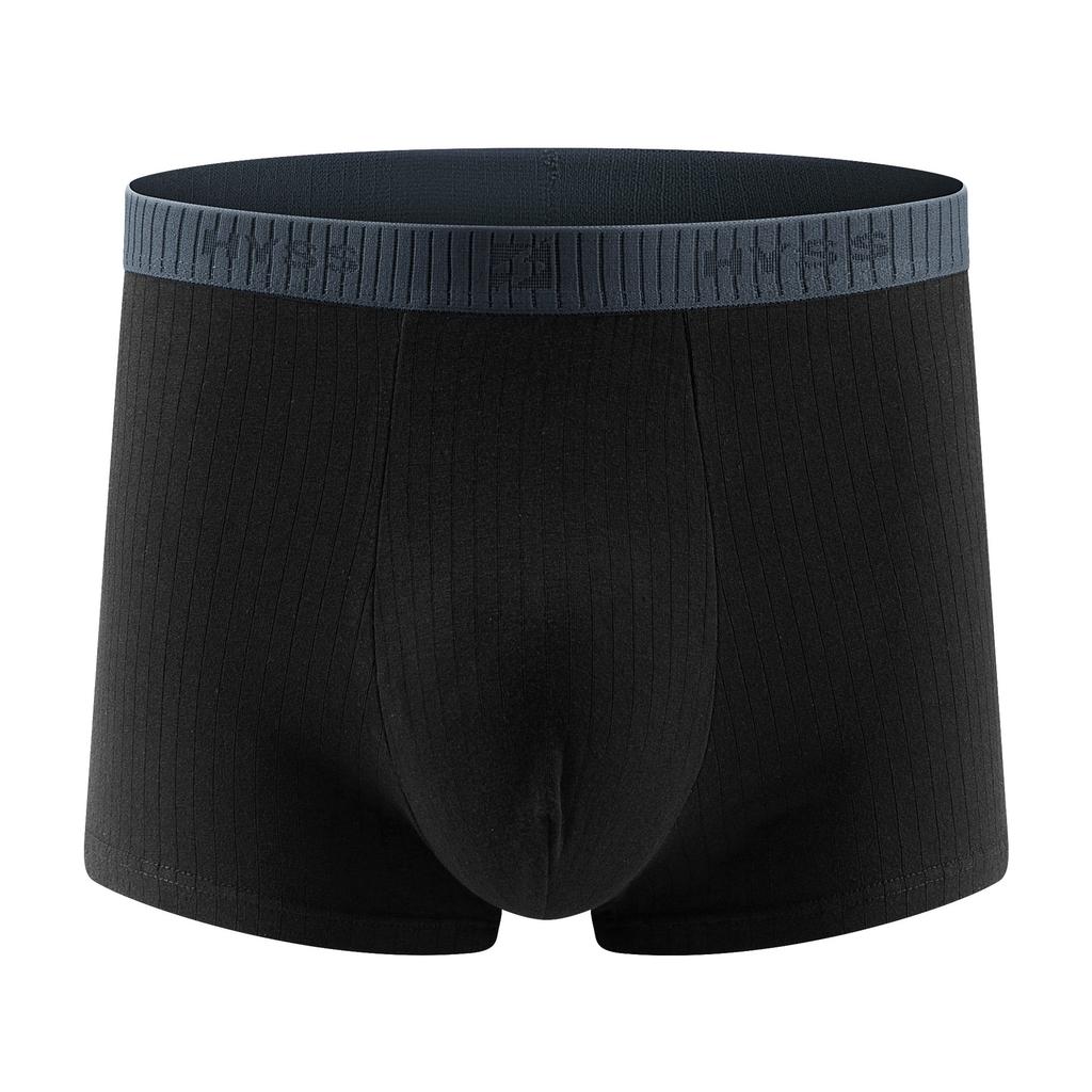 4pcs Men's Four Corners Trendy Underwear Men's Breathable Flat Corners Shorts Head Boxer Brief