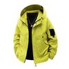 OO Solid Color Jacket Men's Loose Trend Sports Outdoor Waterproof Casual Hooded Jacket