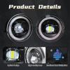 LED Fog Light For Toyota Tacoma Tundra Sequoia 2005 2006 2007 2008 2009 2010 2011 2012 2013 2014 2015 DRL Angel Eyes Headlight