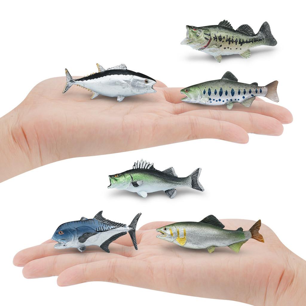 Marine Tuna Animal Salmon Resin Model Toy For Kids Display Gifts Decoration