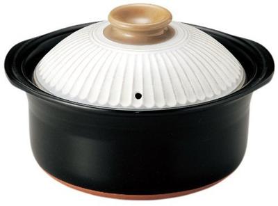 Banko Ware Ginpo Pottery Kikuka Rice Clay Pot 5 (powdered, Cups)