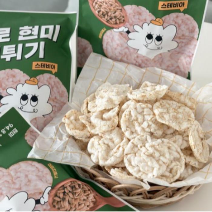 [Sugar Lab] Stevia Farro Brown Rice Puffed Snack 5pack