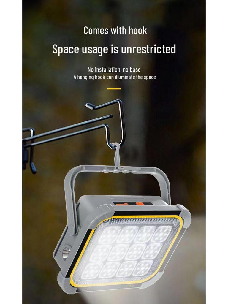 Solar-Ultrahelle Wasserdichte Wiederaufladbare Outdoor-Flutlichtleuchte