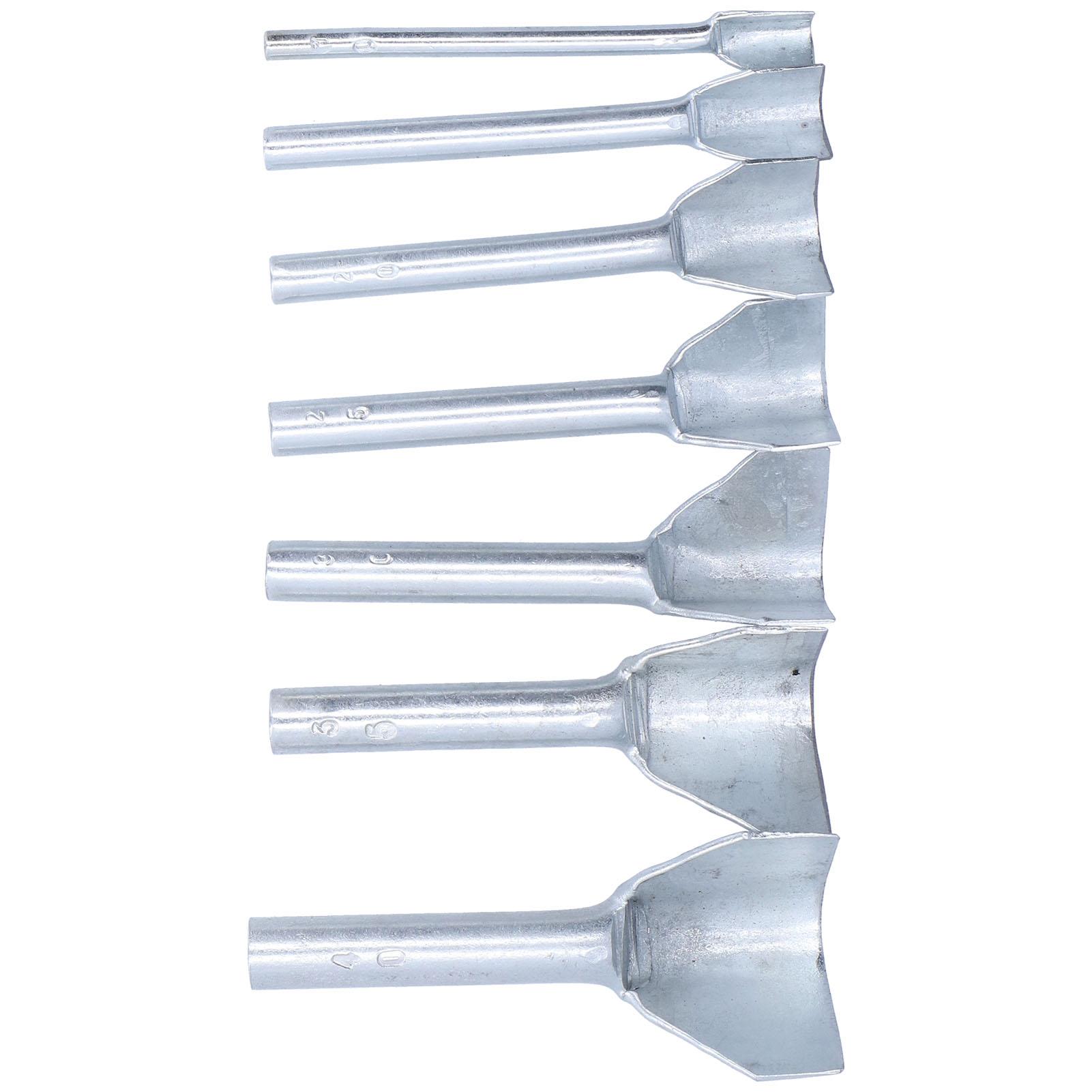 

7 шт. V-образных режущих дыроколов из углеродистой стали 1040 мм для ручной гравировки кожи