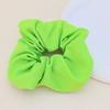 1 stk ensfarvet stribet fluorescerende scrunchie Hårtilbehør Scrunchies Hårelastikker Scrunchy Hårelastikker, Afslappet