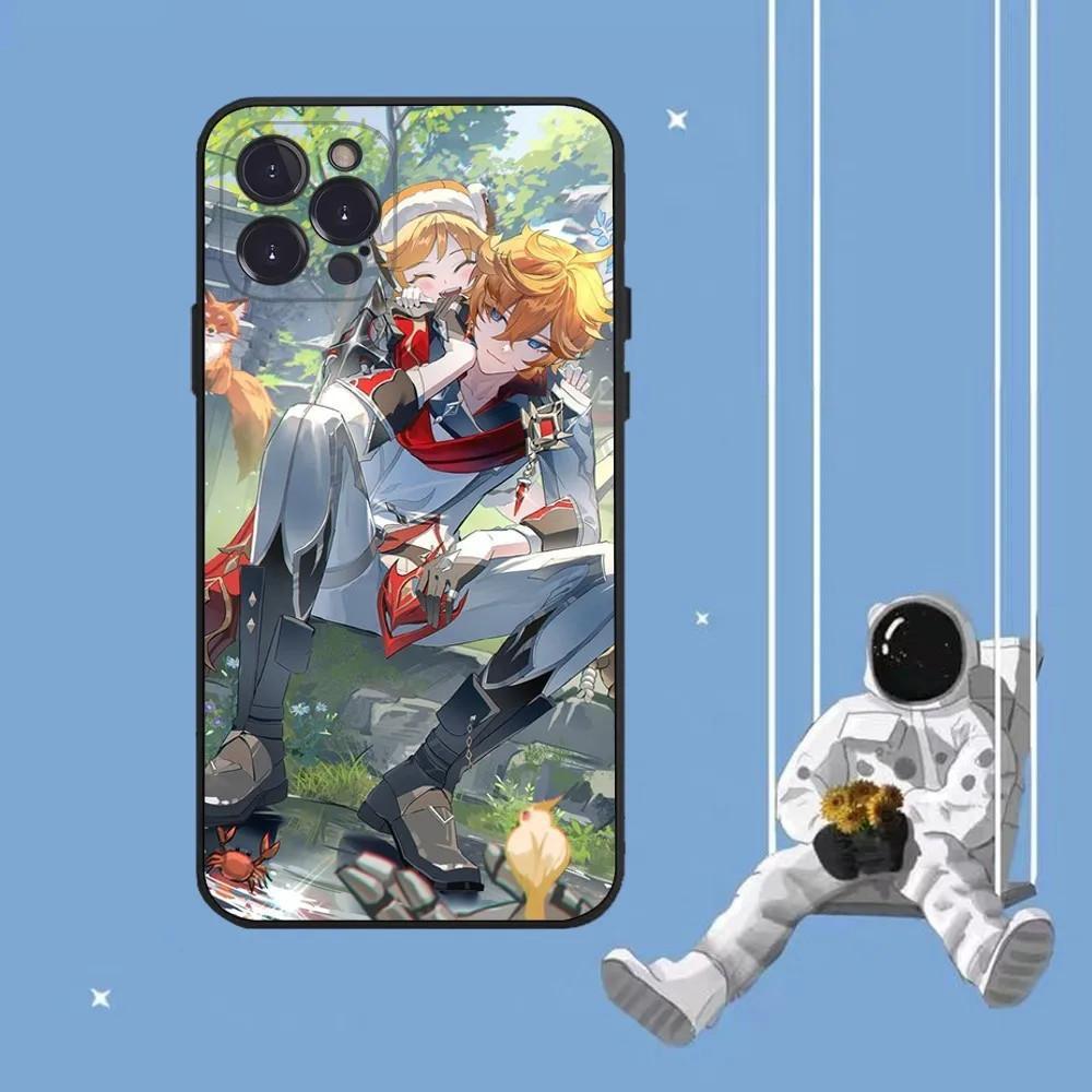 Apple Iphone15Plus Mobile Phone Case Tatalia Childe, The Original God Mobile Phone Case Is Sent With Painted Anti-Defense.