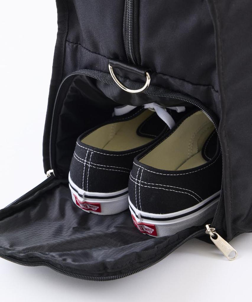 Anello 2-Way Boston Bag, Carry, ATM0952, Black