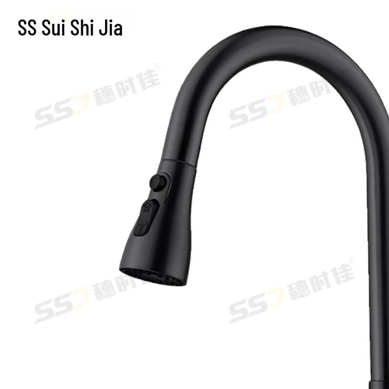 Suishijia All-Copper Pull-Out Kitchen Faucet