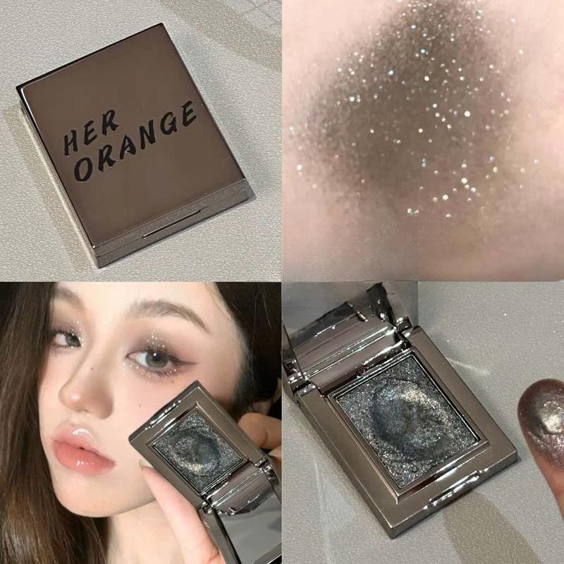 Spazio cowboy cosmico Evidenziatore Occhi Glitter Ombretto monocromatico Tavolozza Shimmer Satin Trucco Tavolozza Ombretto Kit evidenziazione