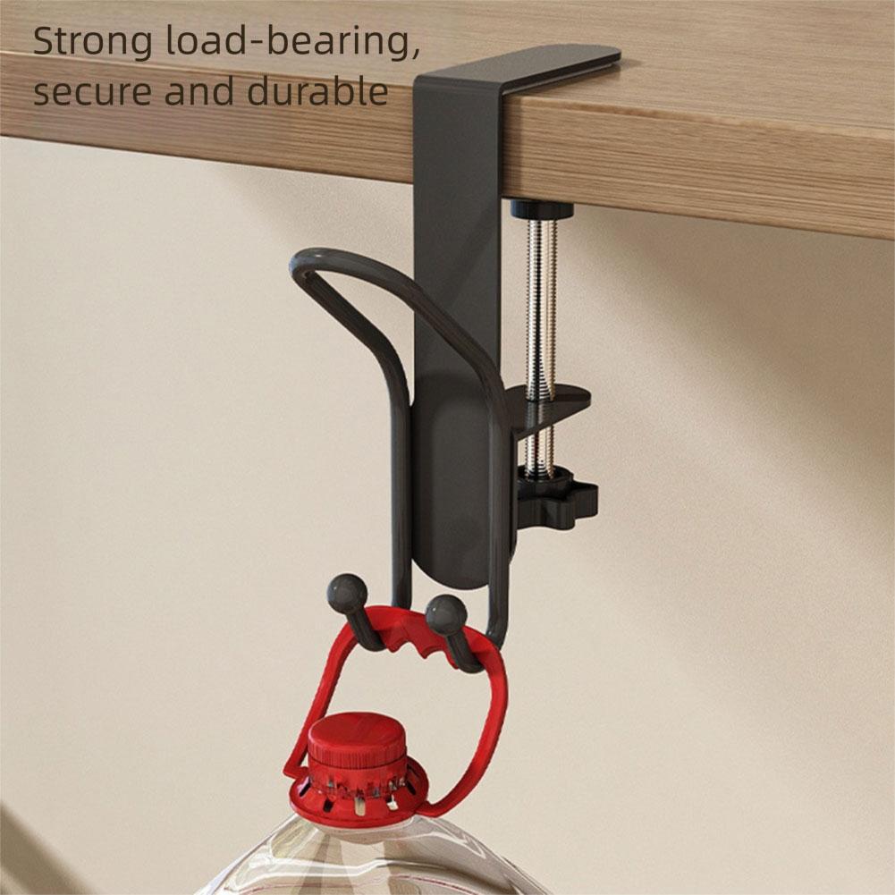 2 In 1 Desk Backpack Hook No-Drill Adjustables Mantel Clip Garland Mantle-Hooks Stocking Mantles Hanger For Xmas Items Storage