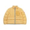 KODAK Weighted Stand Neck Duck Down Jacket Women'S Yellow