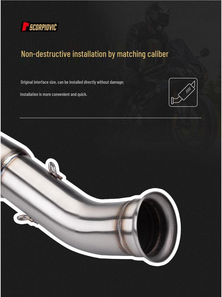 CFMOTO NK800 Stainless Steel Mid-section Exhaust Pipe for Dirt Bikes