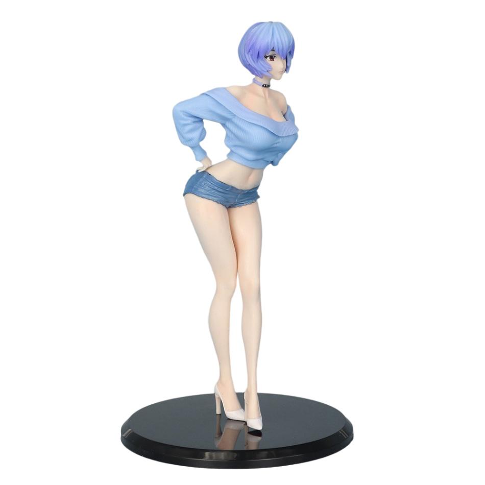 Original Bandai Ayanami Rei Anime Girl Pvc Action Figure Toy Gk Game Statue Collectible Model Doll NEW NEON GENESIS EVANGELION Poseable Articulated
