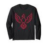 Humor Phoenix Animals Simple Fire Bird Phoenix Long Sleeve T-Shirt