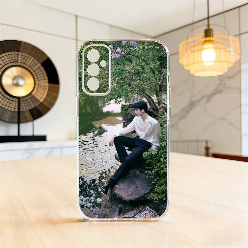 

Z-Zhang L-Ling H-He Phone Case Transparent Silicone Soft For SamsungA10,12,20,21S,30,31,40,50,51,52,70,71 Samsung a714g